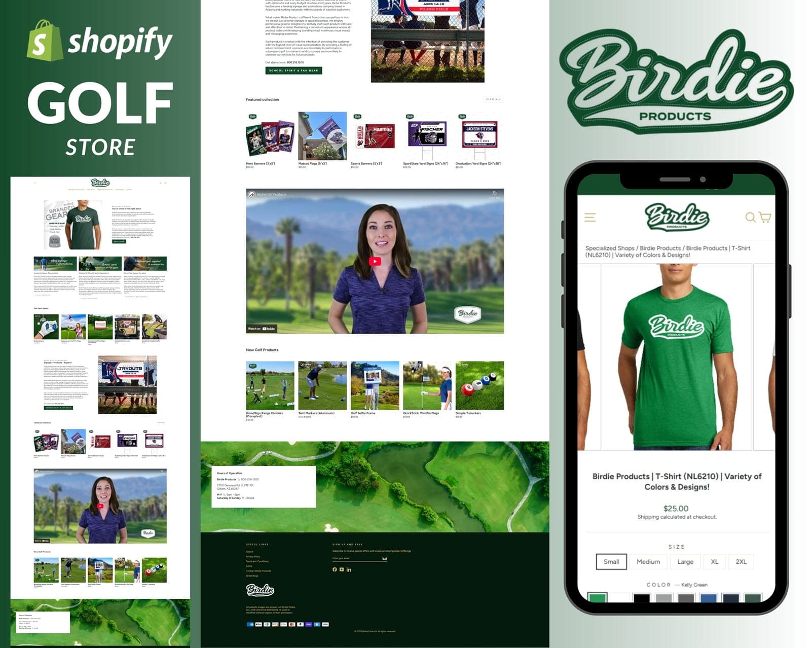 Shopify Impulse Theme Customization & Catalog System (Birdie Products)